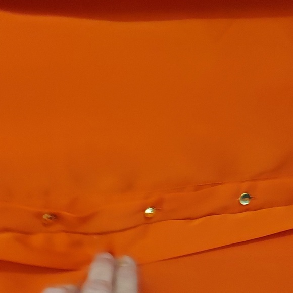 H&M Women's Button down semi-sheer L/S Blouse Sz L - Picture 4 of 8